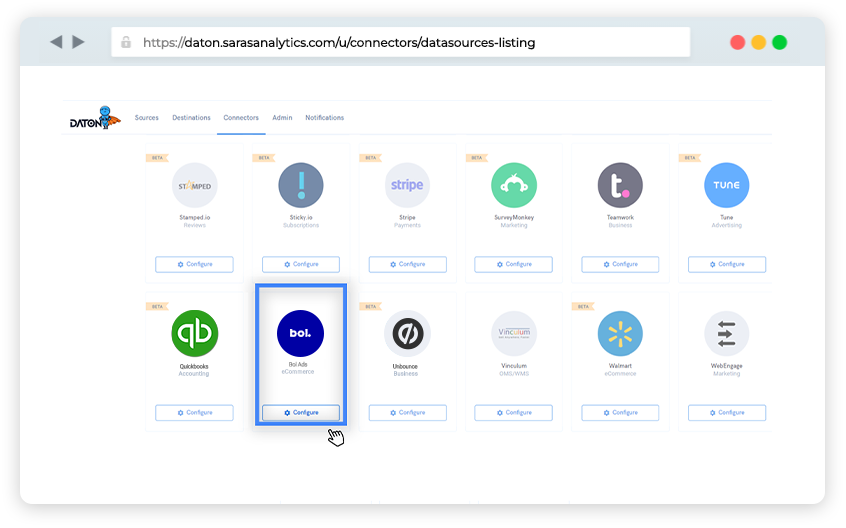 Bol Ads connector for etl/elt