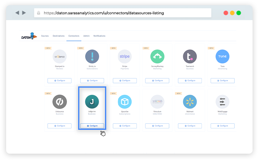 Judge.me connector for etl/elt