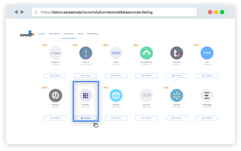 Knowlarity connector for etl/elt